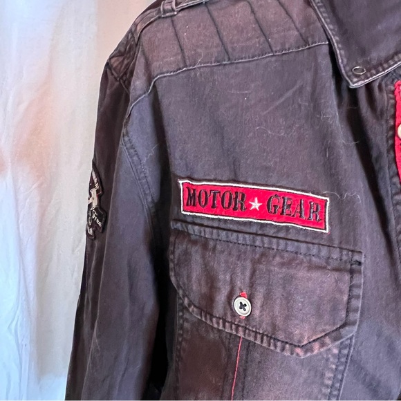 💚Motorgear denim shirt - Picture 4 of 10